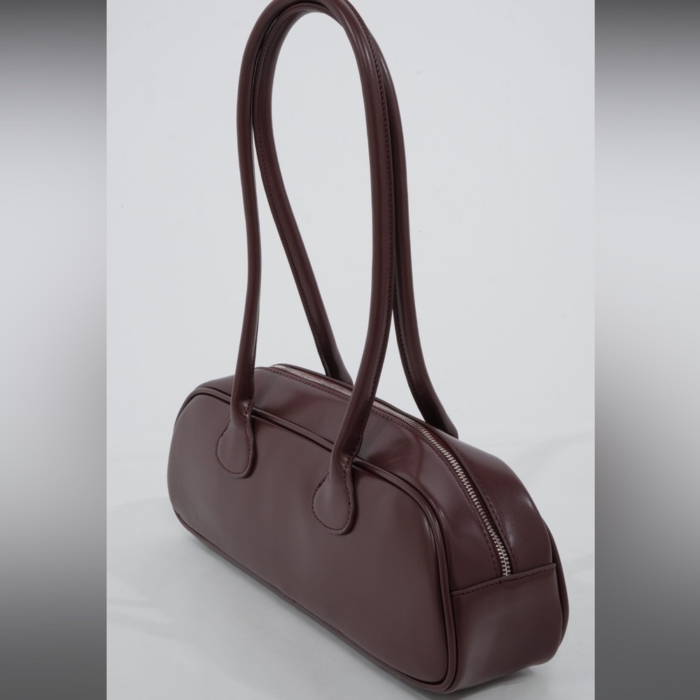 Afterhrs Burgundy SHOULDER LEATHER BAG